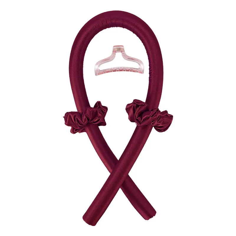 Heatless Curling Rod Headband No Heat Silk Curls Ribbon Hair Rollers Sleeping Soft Headband Lazy Hair Curlers Hair Styling Tools Quick Pick Grocers